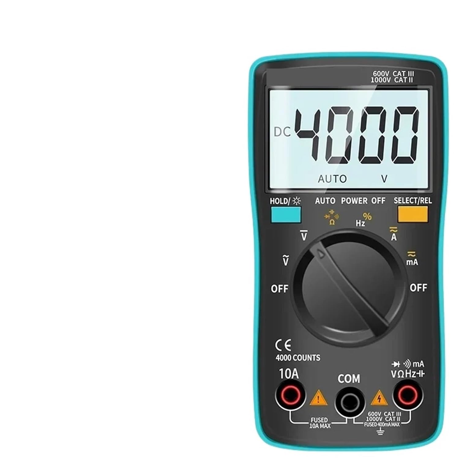 ZT100 dmm Transistor Tester Multimeter Digital Multi Tester Back Light AC/DC Voltmeter Diode(ZT100 no Box)