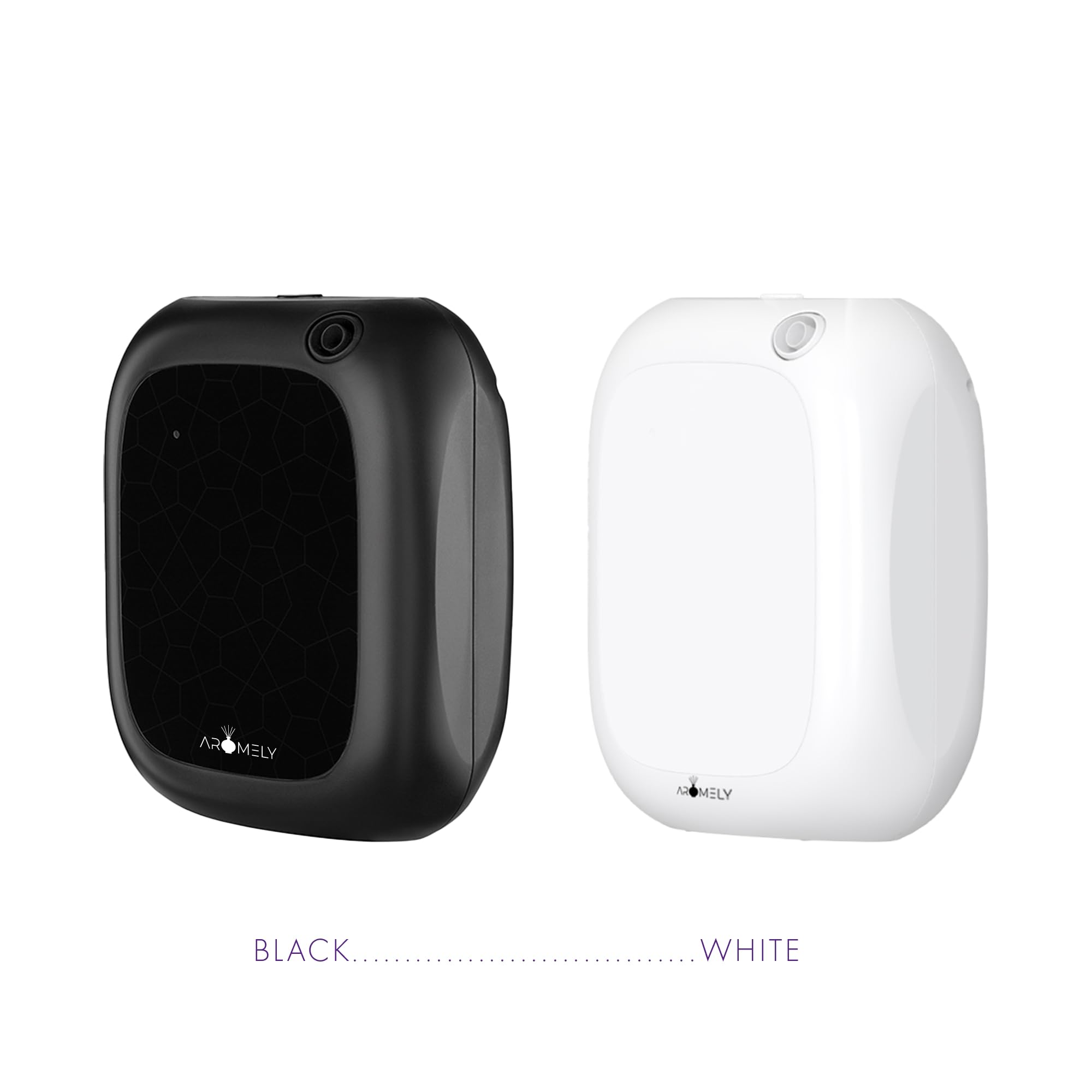 Aromely Difusor inteligente de aroma de aromaterapia nebulizante Bluetooth, difusor de aceites esenciales para el hogar, spa y oficina, difusor de aroma sin agua, ambientador perfecto controlado por