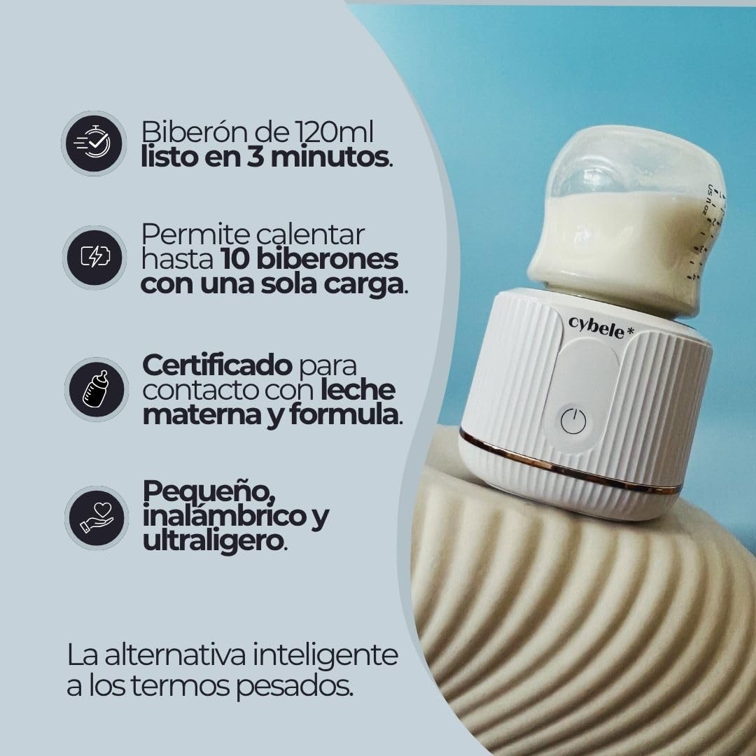 Stellar Calientabiberones Portátil Compatible con Dr. Brown's y Suavinex