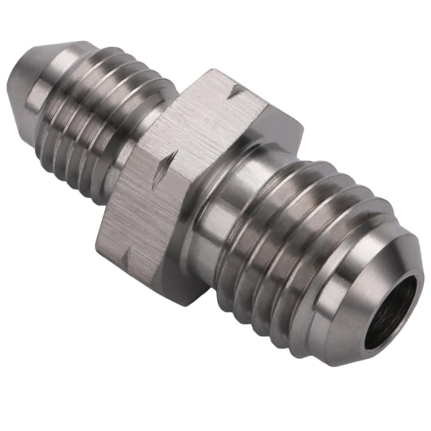 Podavelle 3AN Male to M12x1.25 Male Stainless Steel Brake Clutch Fuel Oil Fitting Adapter Coupler