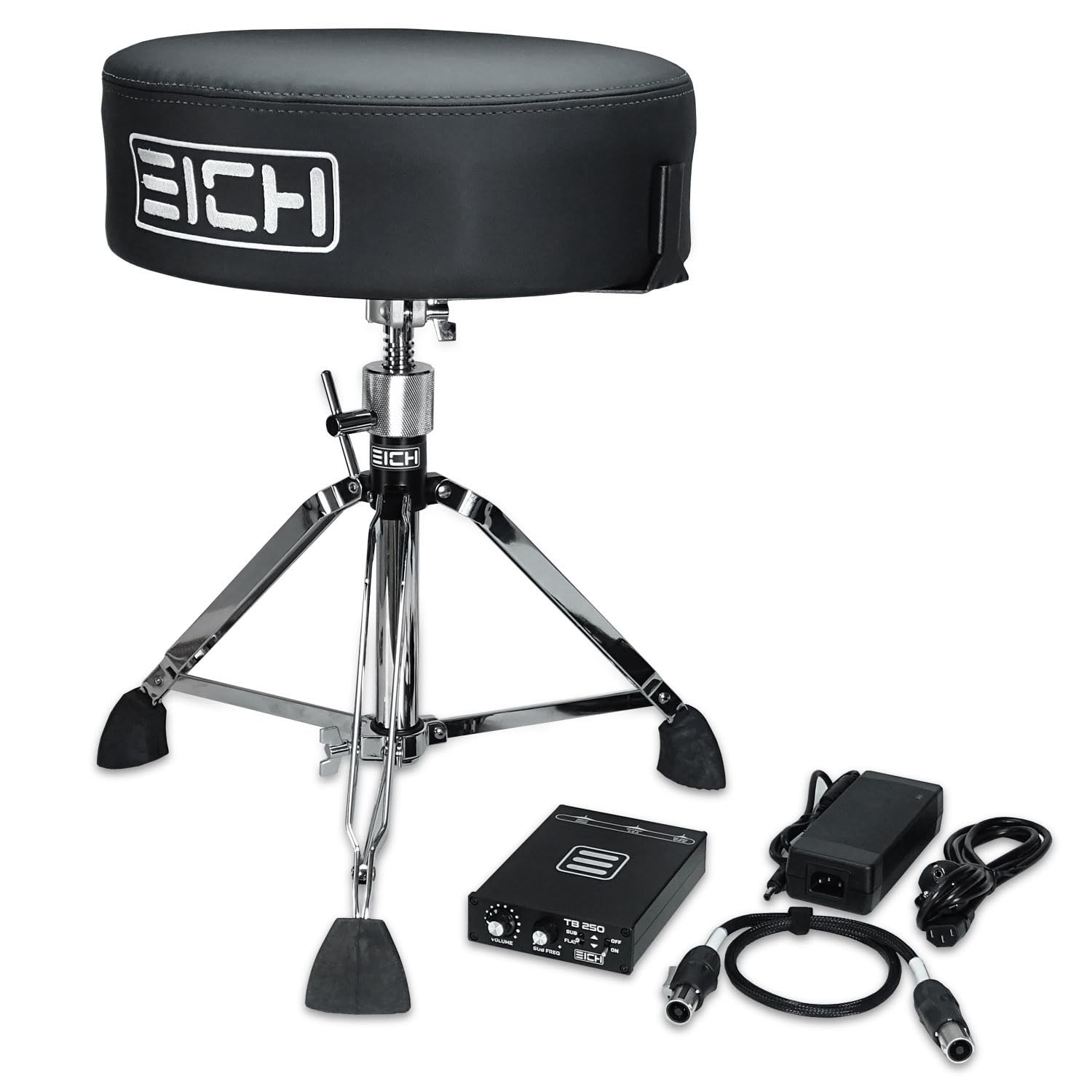 Eich DBC400R Drum n Bass stołek subwoofera skóra kompletny zestaw