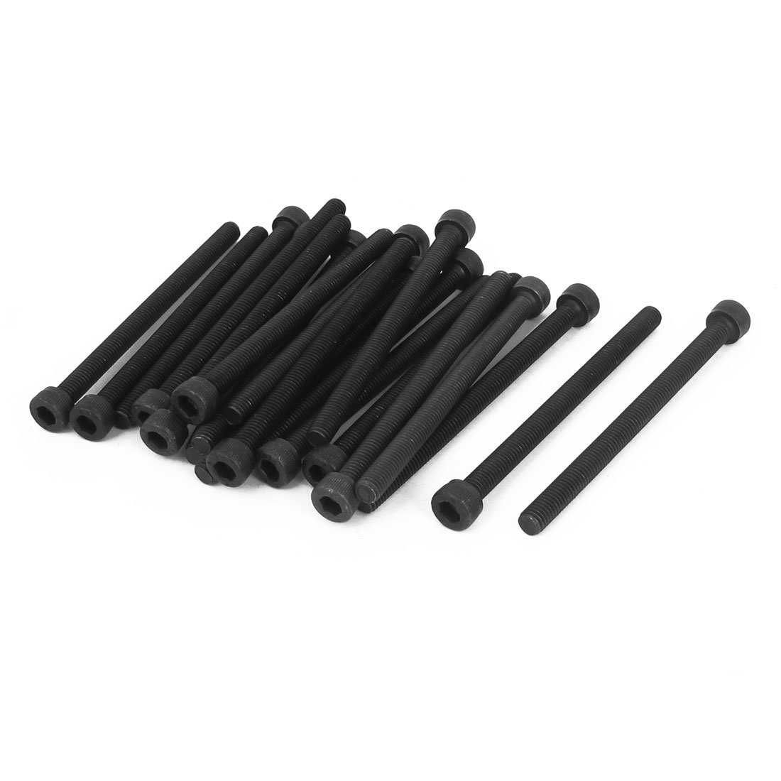 Uxcell Black Sourcingmap M5x70mm Hex Bolt Socket Head Cap Machine Screws Fasteners 20Pcs
