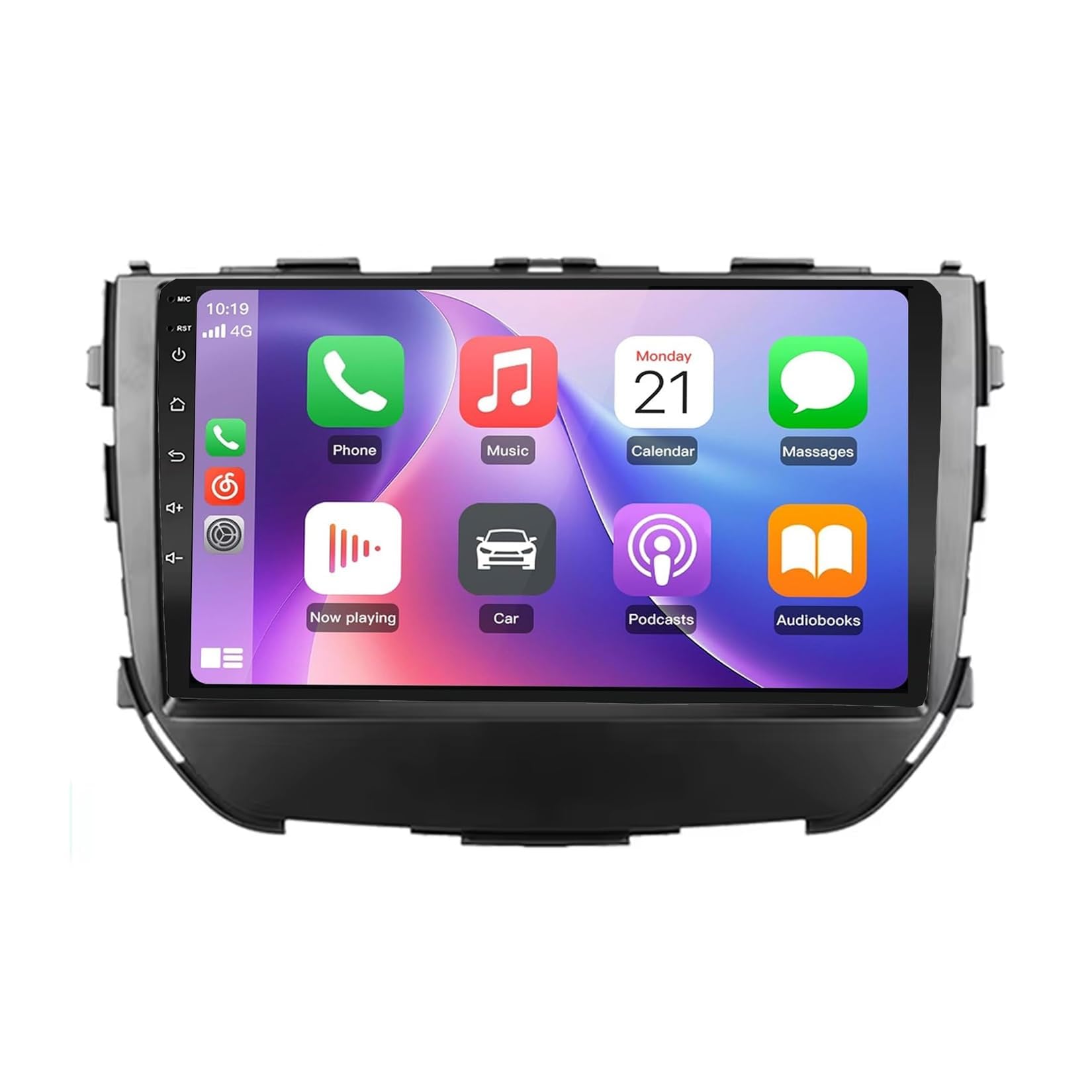 BCBSYCJP Car Radio with Wireless CarPlay Android Auto for Suzuki Brezza 2016-2018 9 Inch Stereo Mirror Link Bluetooth with Android Auto Carplay Wireless WIFI FM GPS,8 Core 2G+32G