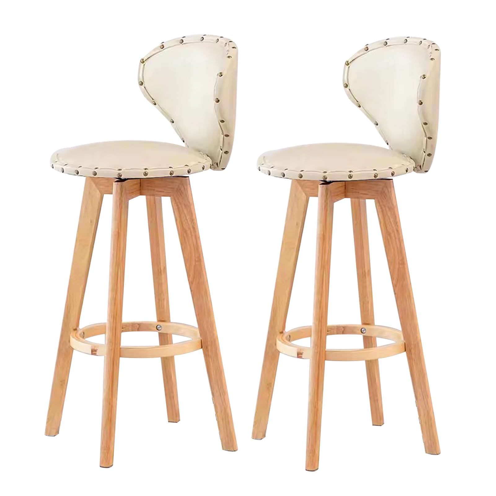 Amazon｜HAIYU- 回転バースツール 木製バースツール2個セット キッチン