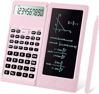 Scientific Calculators,IPepul Multi-functional Pink Kawaii Calculator with Algebra, Trigonometry, and Calculus, Suitable for Students, Teachers, &Business Professionals, lead for School supplies（Pink）