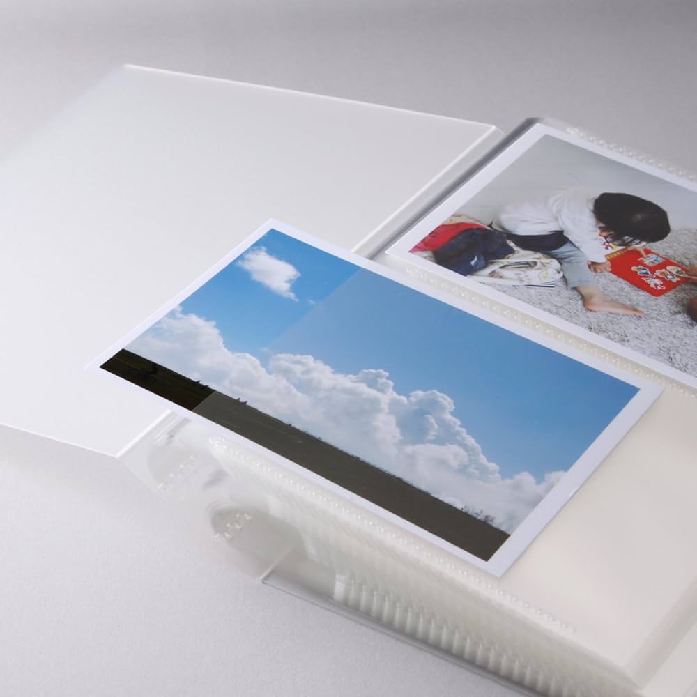 無印良品 フォトアルバム スクエアアルバム アルバム 2段 高透明 3冊組 ポリプロピレン高透明フィルムアルバム 2段 3冊組 | 無印良品