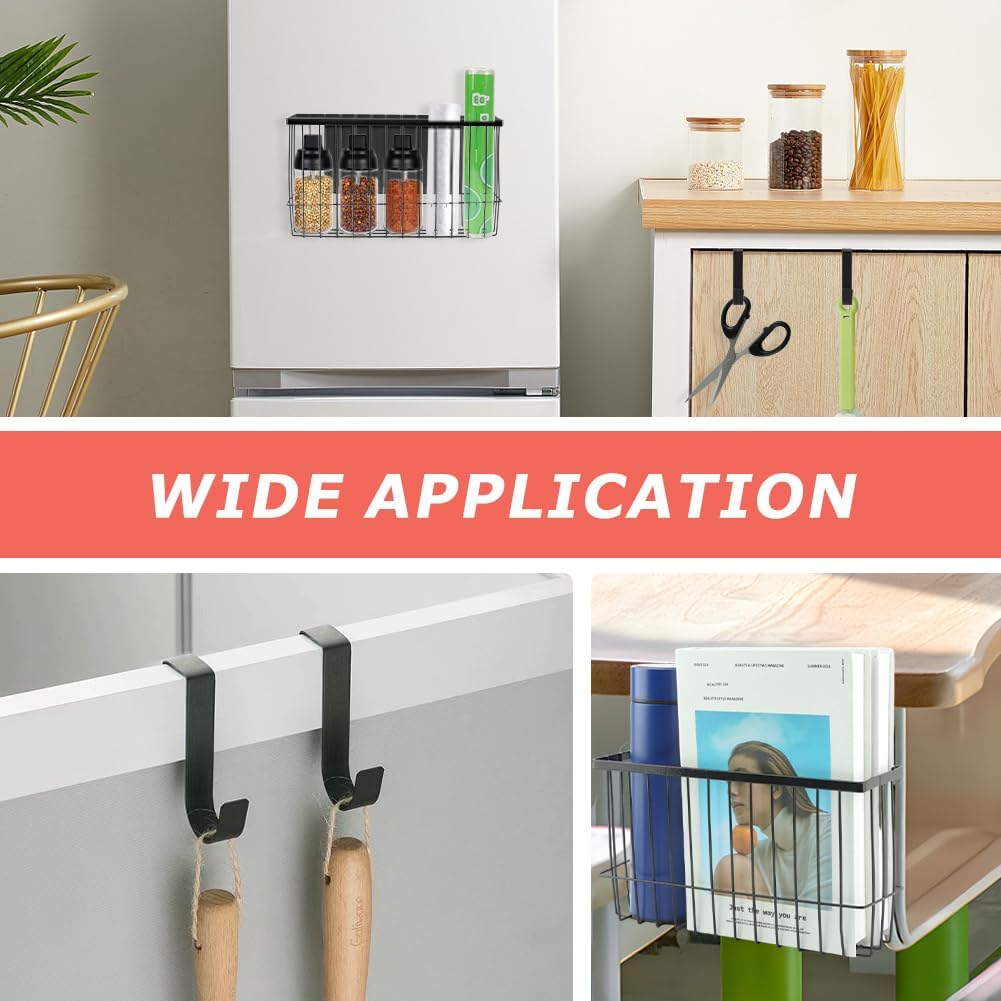 Magnetic Basket Organizer, Dryer Ball Holder Whiteboard Cabinet