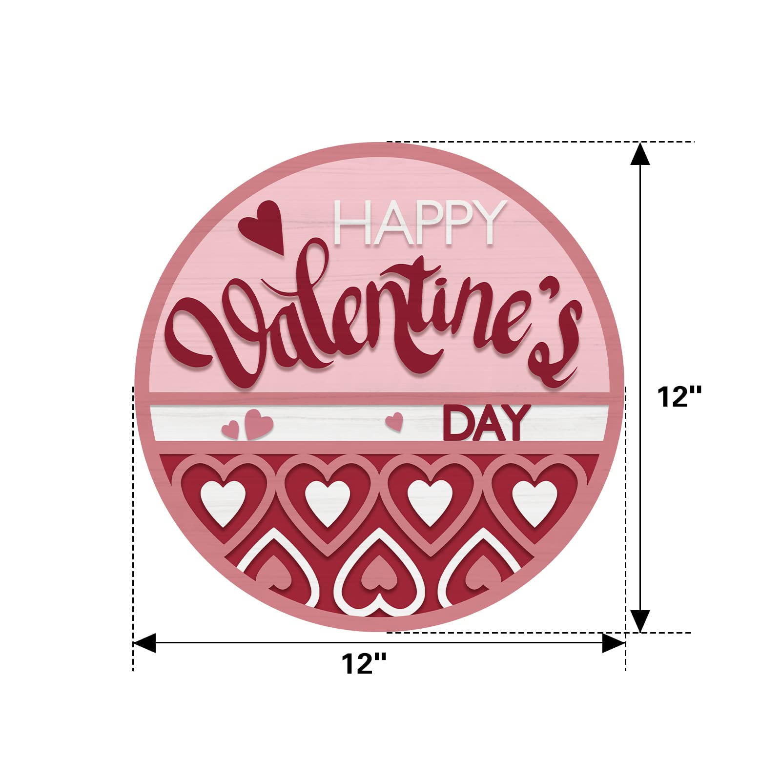 Amazon.com: Deroro Happy Valentine's Day Sign for Front Door Decor