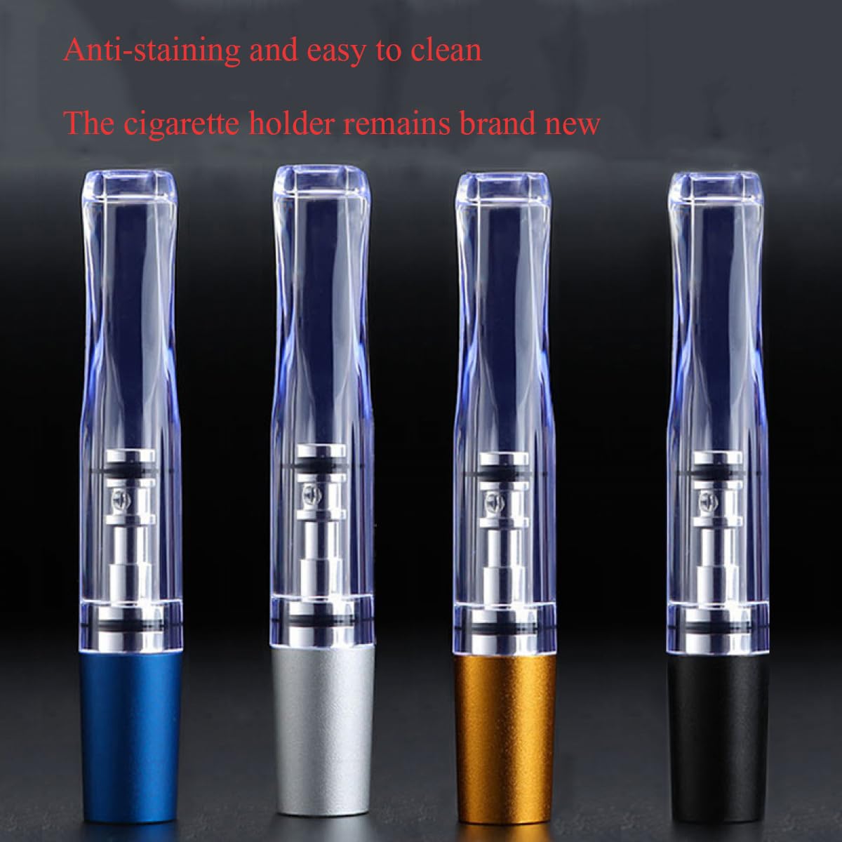 Bocchino per sigaretta Filtro Portasigarette Lavabile Circolazione Tipo Filtro per sigaretta da uomo Purificatore per fumo Bocchino per filtro per sigaretta Può essere pulito per sigarette di