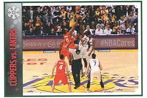 2016-17 Panini NBA Basketball Stickers Card #373 Clippers vs. Lakers