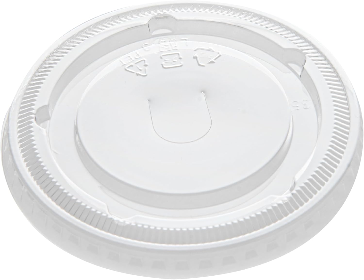 Restaurantware LIDS ONLY: Visage Flat Lids For 9 12 and 16 Ounce Disposable Cups 1000 Clear Plastic Lids For Drinking Cups - With Straw Slot Recyclable Cups Sold Separately