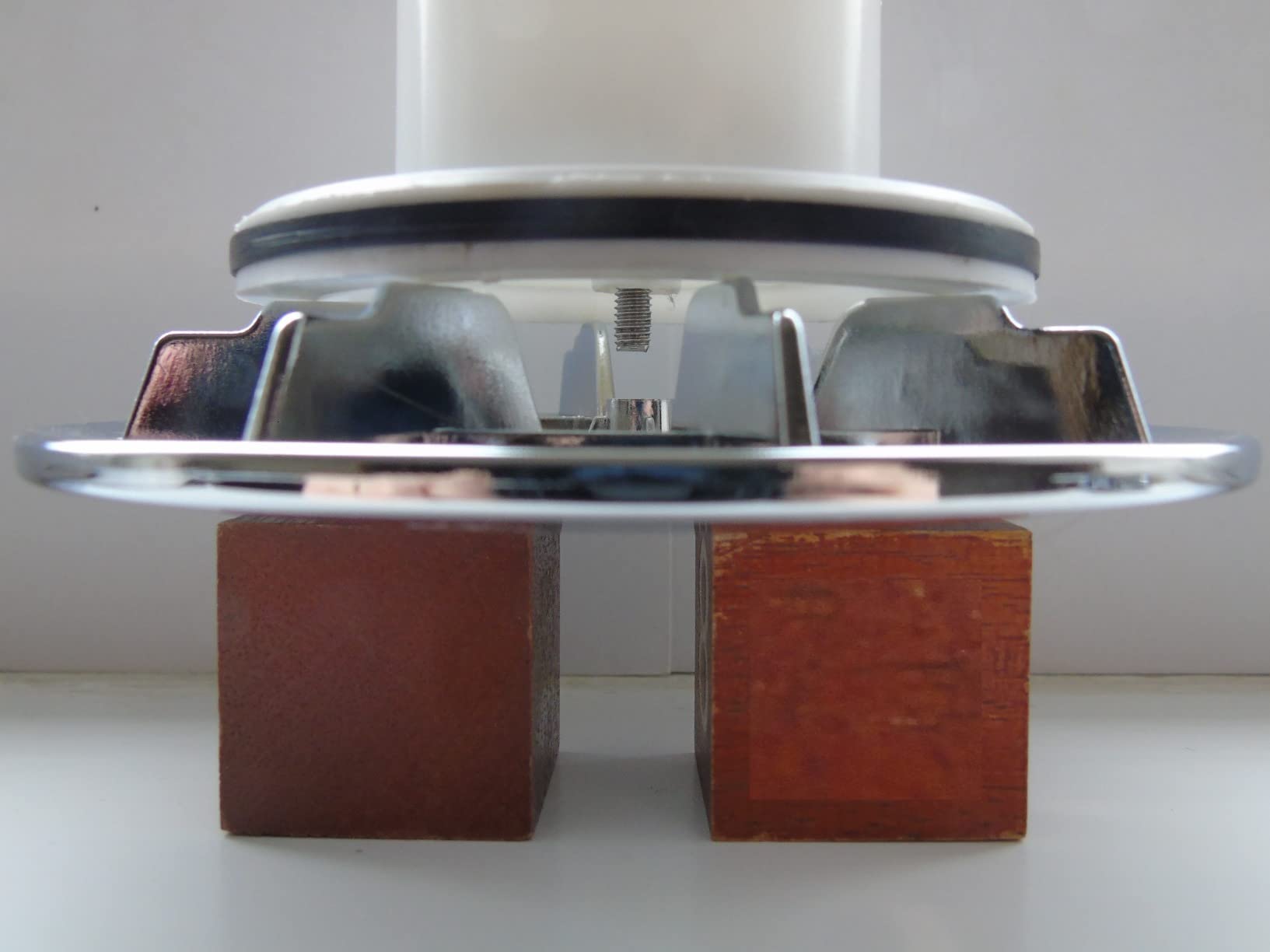 115mm SHOWER DRAIN TOP CHROME COLOUR WASTE TOP REPLACEMENT TRAY HOLE ...