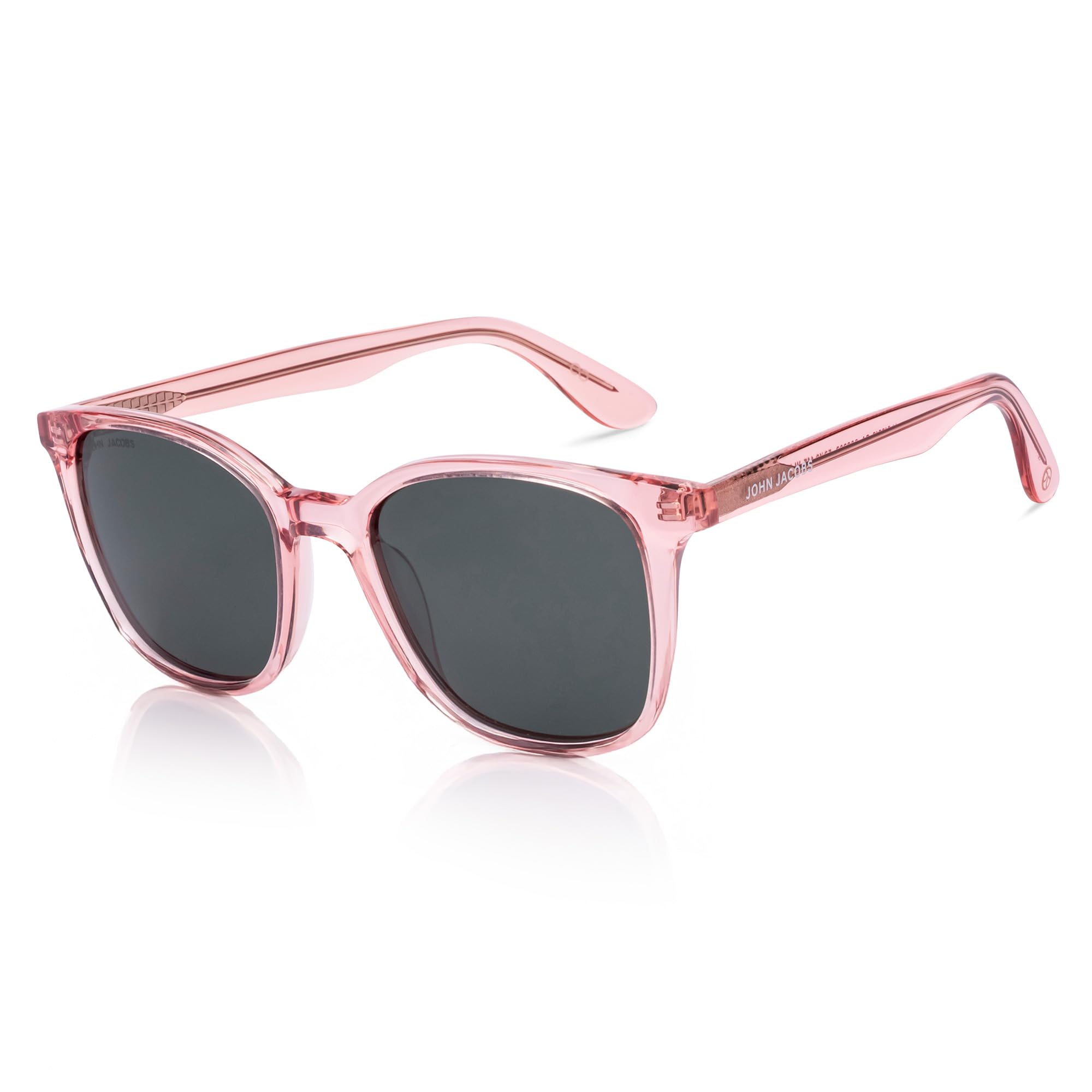 | Polarized & UV Protection Sunglasses For Men & Women | Full Rim Round Small (Size-50) JJ S12432-C1-image-22
