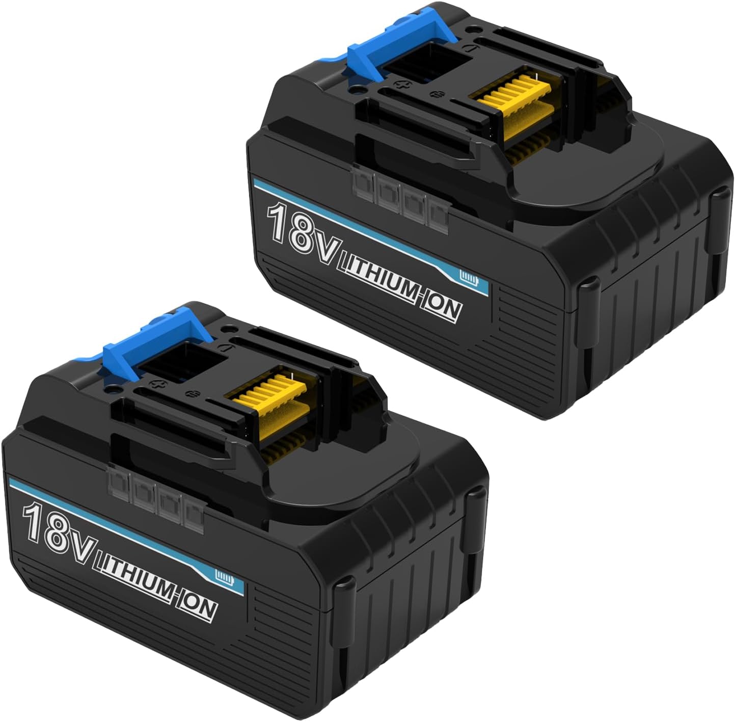 2-Pack 6.5Ah Battery Replacement for Makita 18V Battery BL1860 BL1850 BL1840 BL1830 Compatible with Makita 18 Volt LXT Battery
