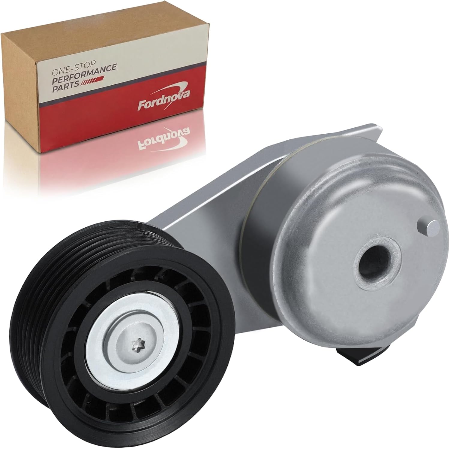 Fordnova Belt Tensioner Assembly with Pulley, 4.0L V6 OE# 6L