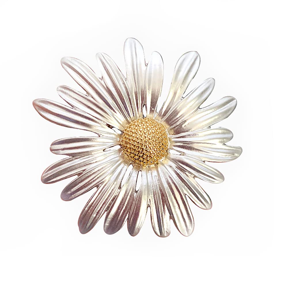 Rhinestone Sunflower Brooch Pin,Enamel Crystal Yellow Flower Coat Pins,Cute Plant Sun Flower Suit Brooch Pin for Women Girls