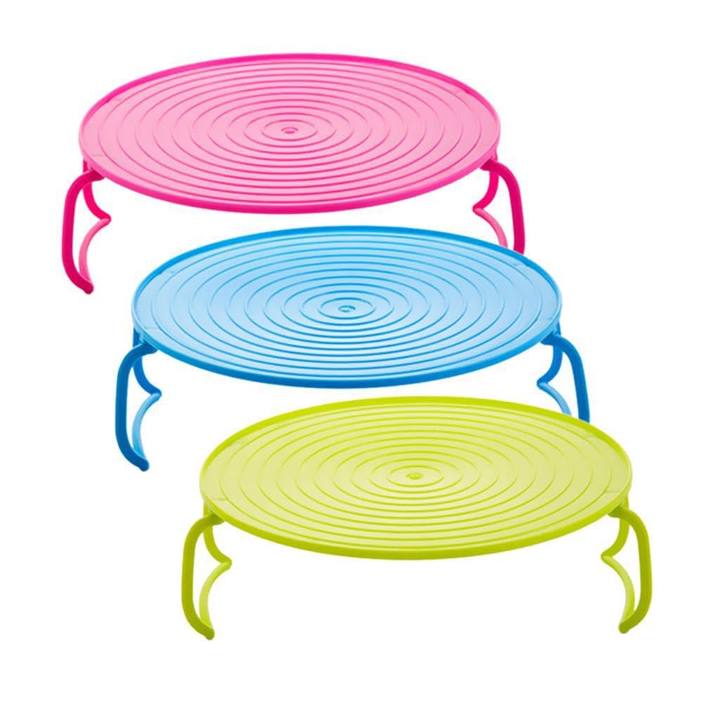 PIXZCSA Double-Insulated Heating Tray Microwave Oven Racks Cooking Rack Multifunction Foldable Holder Smart Kitchen Solution Microwave Oven Heating Shelf