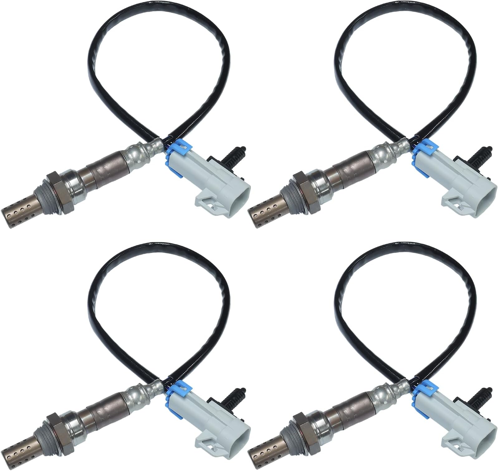 O2 Oxygen Sensor 234-4668 Upstream & Downstream Fit for 2003 2004 2005 GMC Sierra 1500 Yukon XL, Chevy/Chevrolet Silverado Suburban 1500 Tahoe, Cadillac Escalade 5.3L V8（4Pcs）