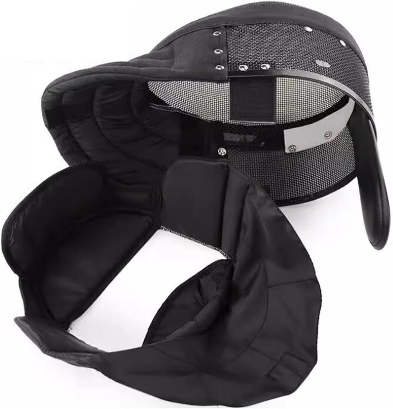 Fencing Coaches Helmet Fencing Coaches Hat 350N Fencing Training Equipment (Thickness : Black (Dismantling), Size : Large)