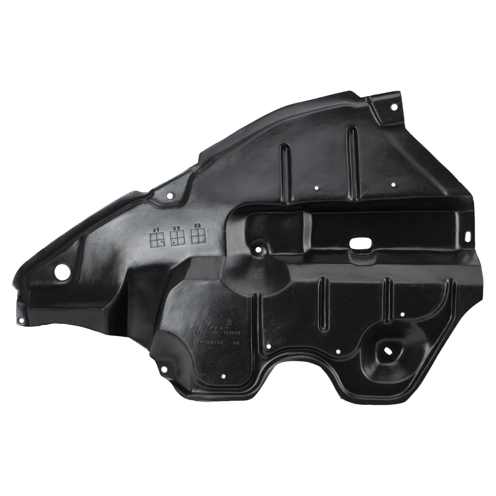TRQ Passenger Side Lower Forward Engine Splash Shield Compatible with 2009-2015 Toyota Venza TO1228165