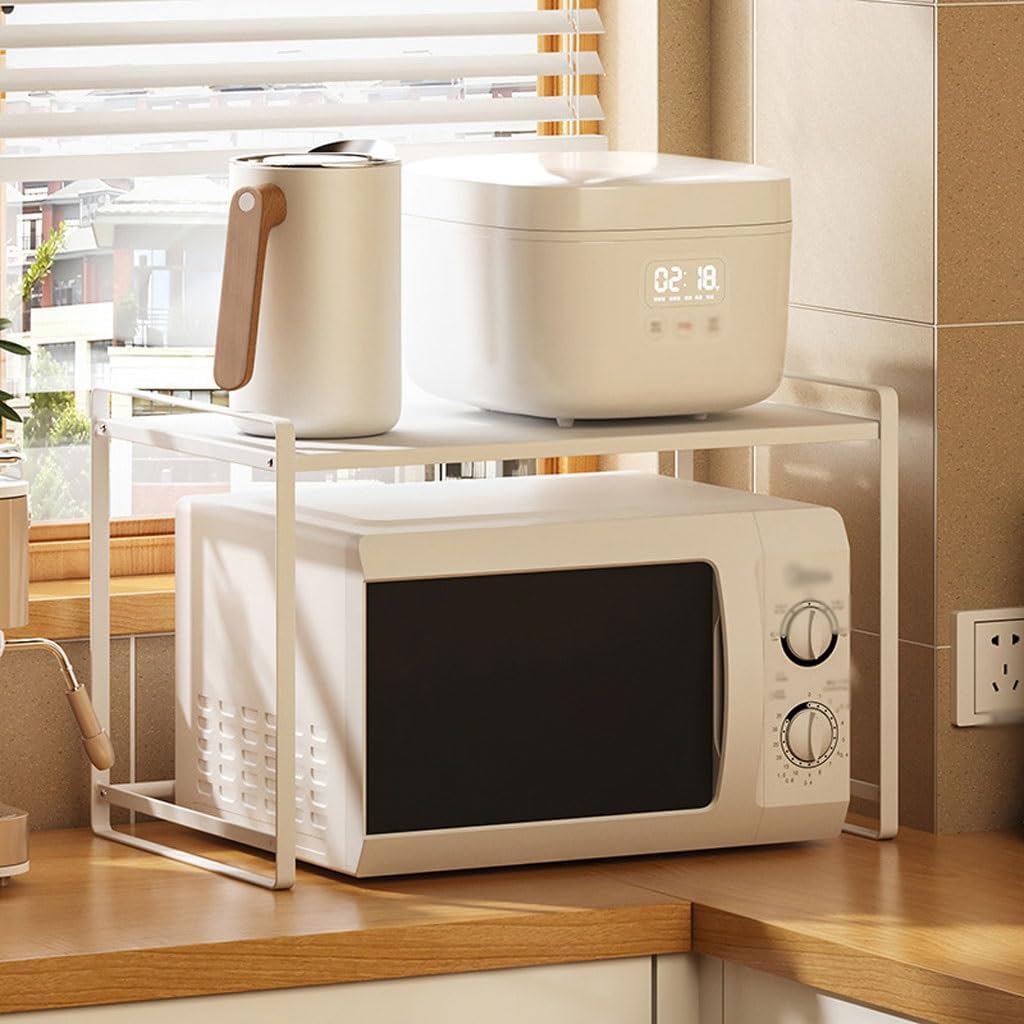 CHICKEN Pot and Pan Organizer Kitchen Storage Rack, Microwave Oven Rack, Stackable Layered Rack, Soup Pot, Seasoning Organizer Kitchen Organizers and Storage