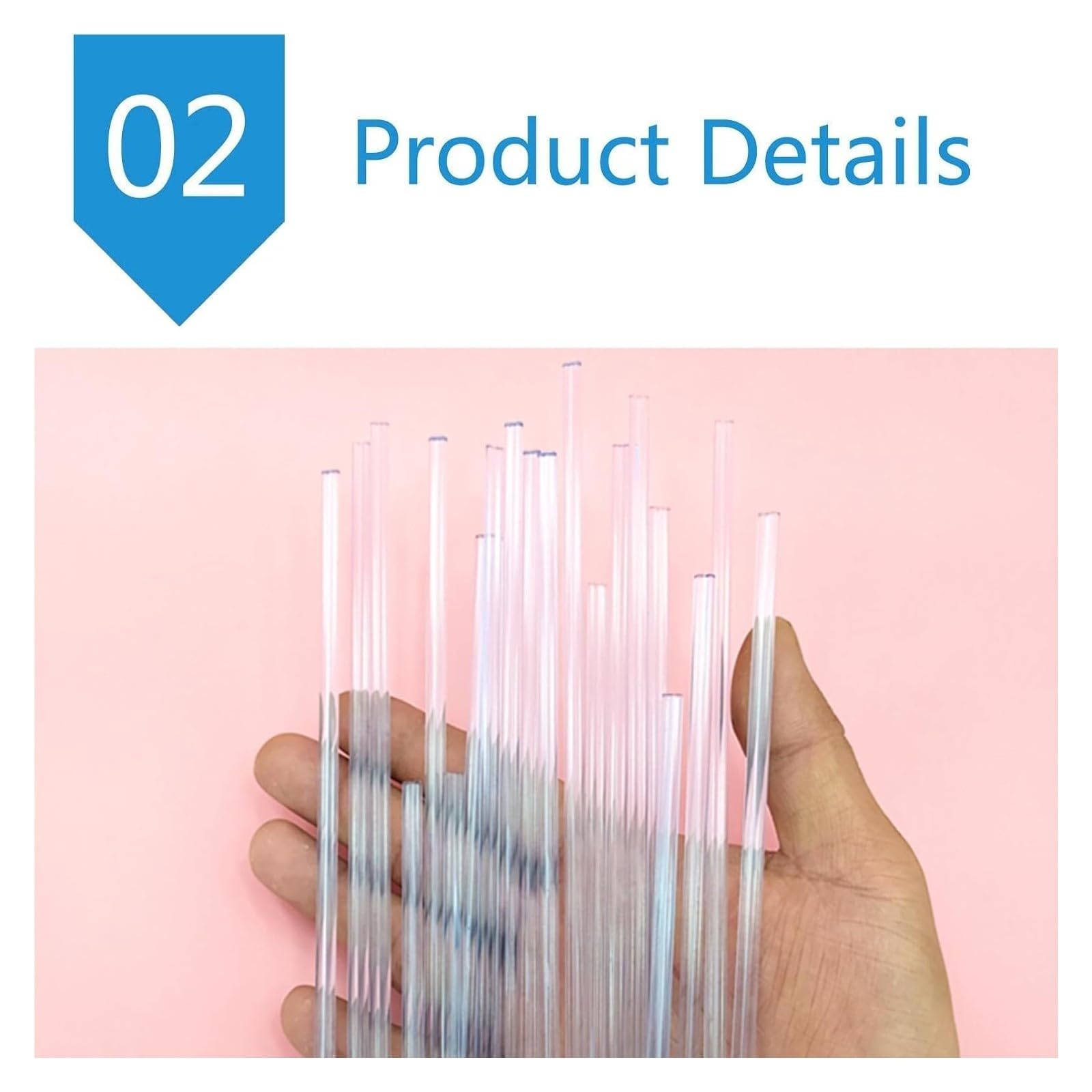 Kunststoff Schweißen Stangen Schweißer Sticks Transparente Schweißstäbe für industrielle Rohrschweißen , Verschiedene Materialspezifikationen(Upvc,2,5kg)