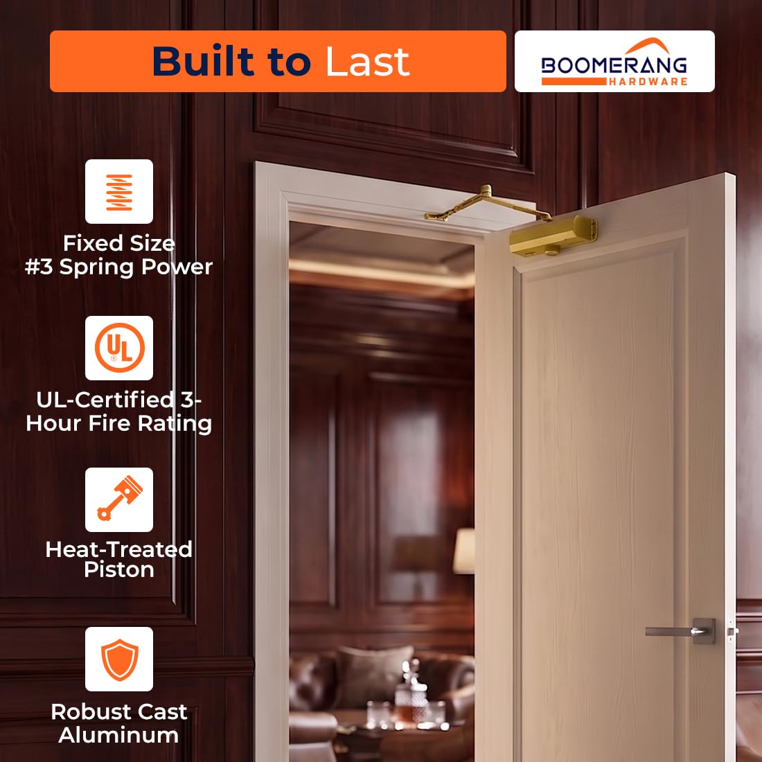 Boomerang D703 Medium-Duty Designer Auto Commercial Door Closer — Amazon image 7