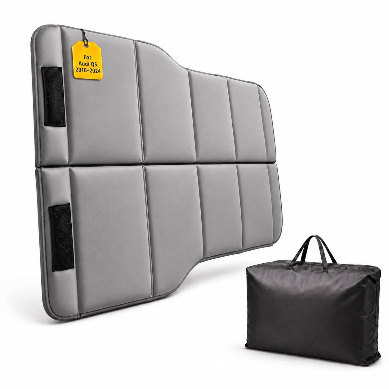 Car Mattress for 2018–2024 Audi Q5, Upgraded Non-Inflatable Thickened Foam SUV Car Camping Mattress, Foldable Trunk Sleeping Pad Car Bed Mattress for Road Trips Camping Travel