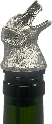 Aireador de vino para perros de acero inoxidable y vertedor de licor, decantador de lujo para bar y hogar, vertedor de animales de vino y difusor de