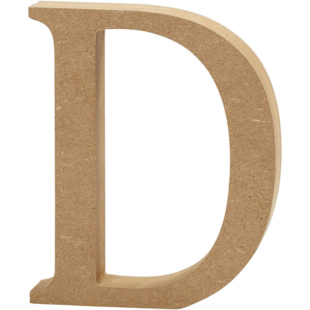 Houten Letter M Comic Sans MDF Bruin kopen