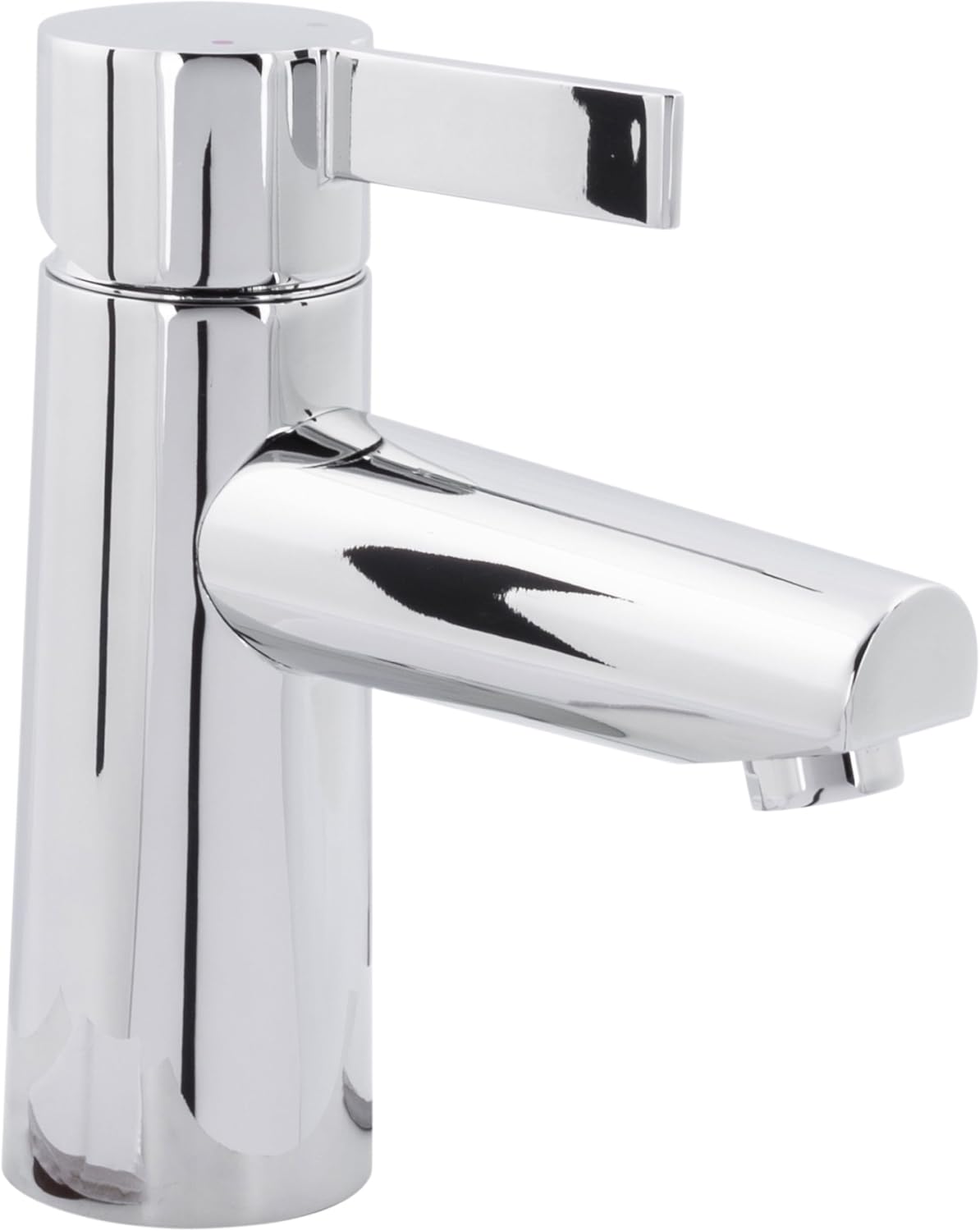 H2O by Aqua Vista 1-Handle Single-Hole Modern Collection Bathroom Sink Faucet in Polished Chrome 905 2002CP, Ideal Bathroom Decor for Home Improvement, Bath Remodel, and Modern Home Design