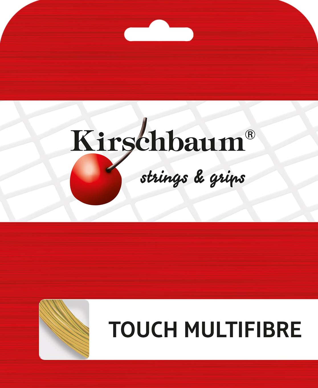 Kirschbaum Touch Multi-Fibre String Set - Off-White, 1.25 mm