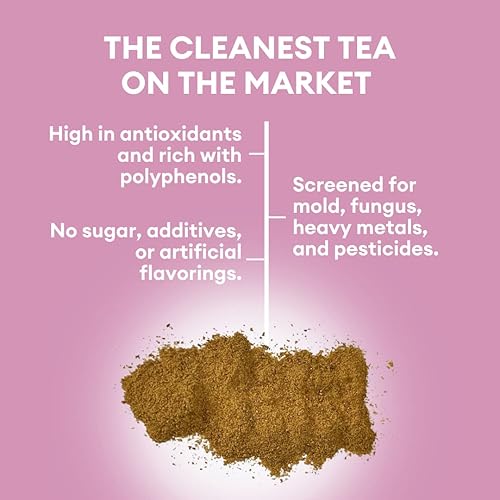 Miniatura 8 de Cusa Tea & Coffee  Deep Doze Herbal Tea  Té instantáneo sin cafeína premium  Té caliente y helado sin azúcar añadido (30 porciones individuales)