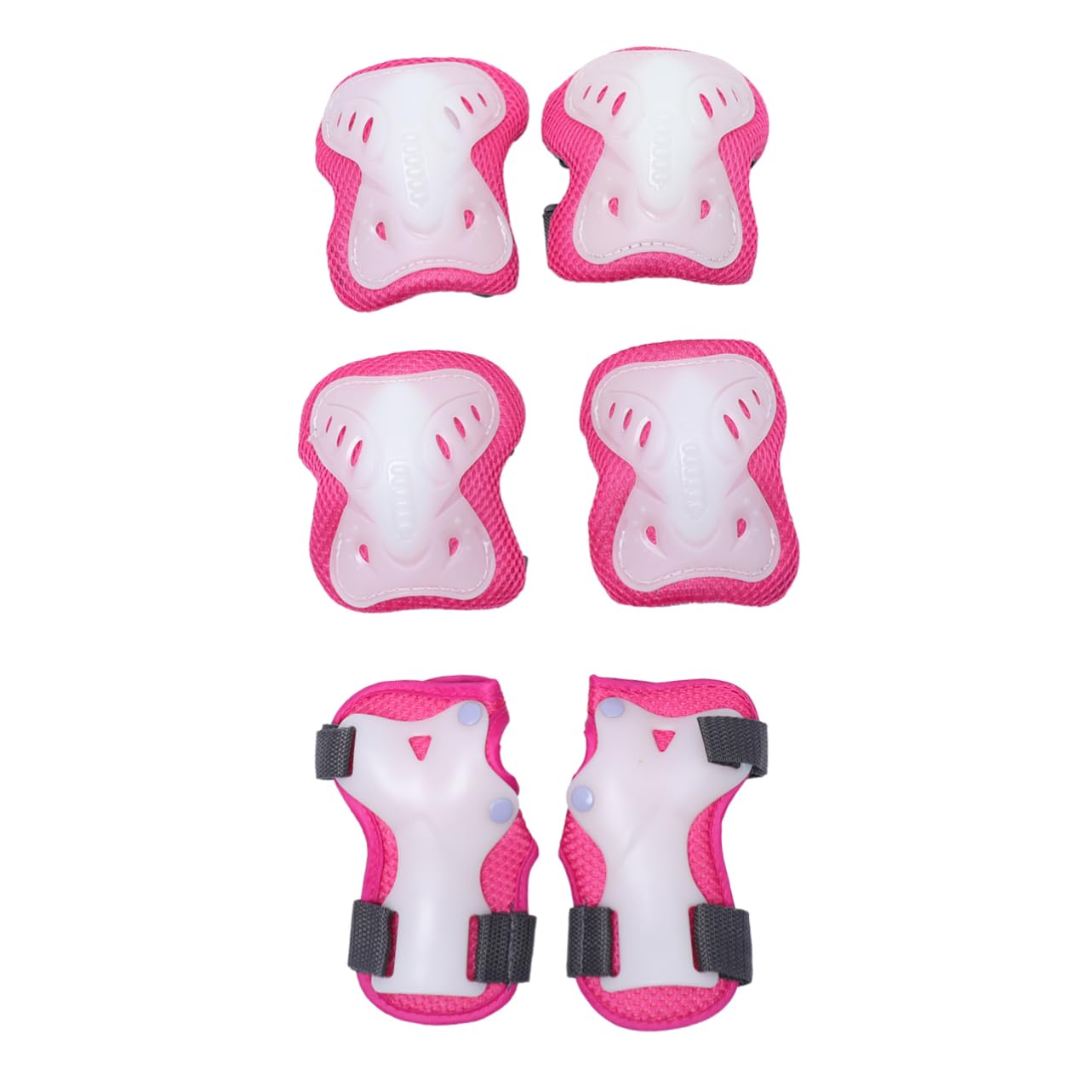 SUPVOX 6pcs Kid Skating Protective Gear Set Wrist Guards Skate Pads Sliding Plate Protectors Outdoor Roller Skate Accessories Unisex for Boys Girls