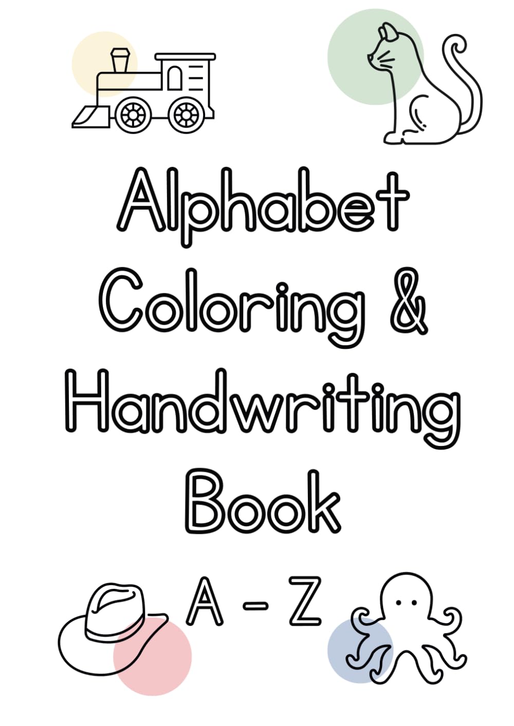 A-Z Alphabet Coloring&Handwriting Book (Paperback)