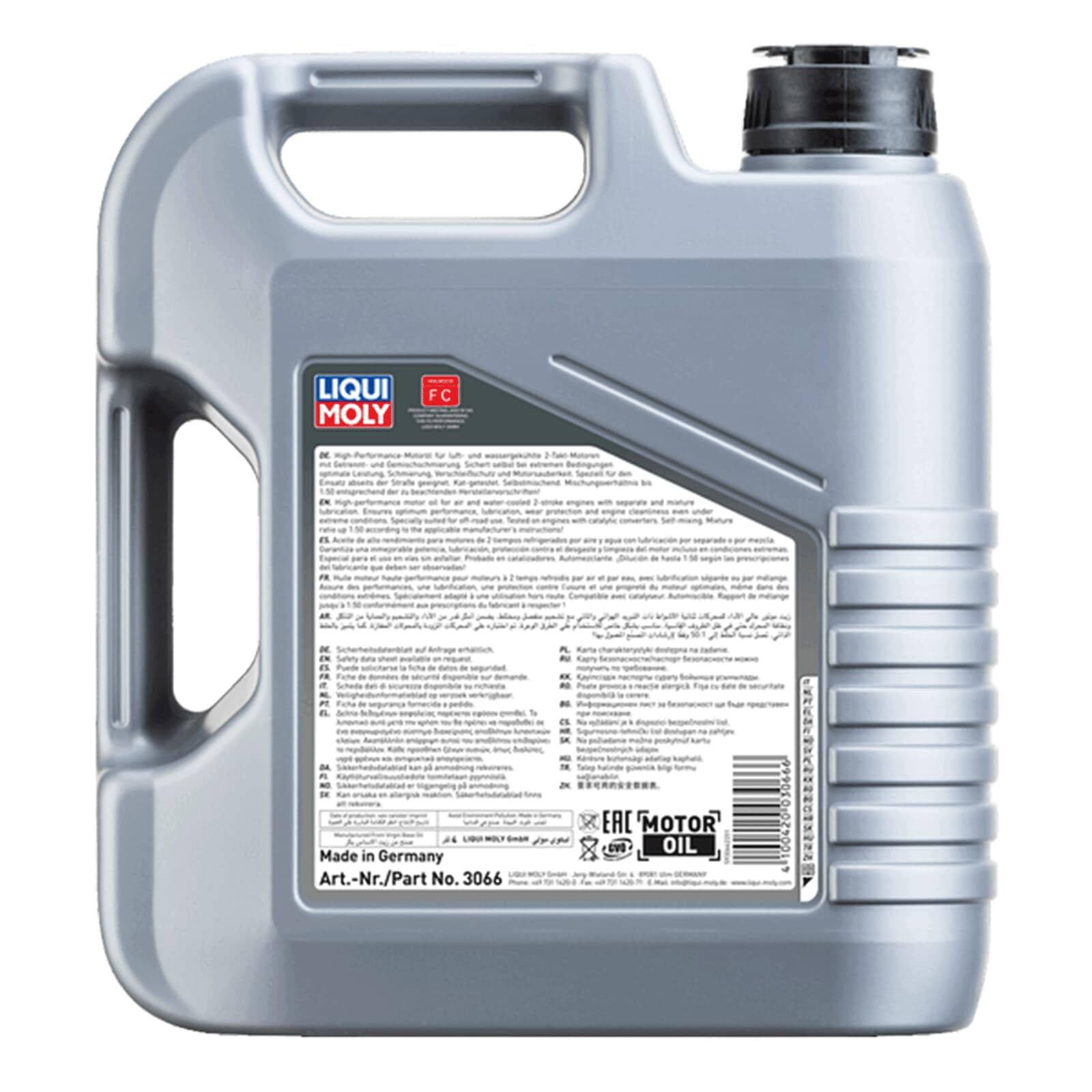 Liqui Moly Motorbike 2T Offroad | 4 L | Motorrad 2-Takt-Öl | Art.-Nr.: 3066 | 3066, Motorbike 2T Offroad
