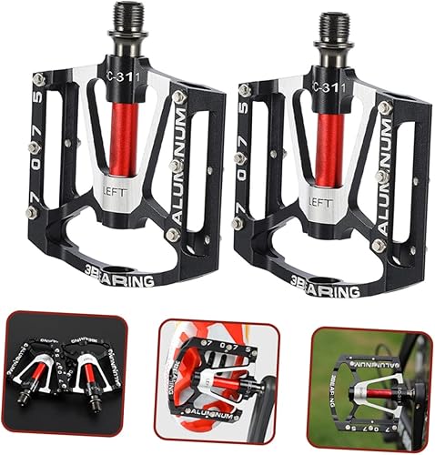 Miniatura 3 de HANABASS 2 pares bicicleta pedal accesorios aleación de aluminio bicicleta