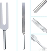 Vista 7 de Medical Grade Aluminum Alloy Sensory Tuning Fork Activator For Healing, Therapy Non Magnetic, One Each of C 64, C 128, C 256, C 512, C 1024, C 2048