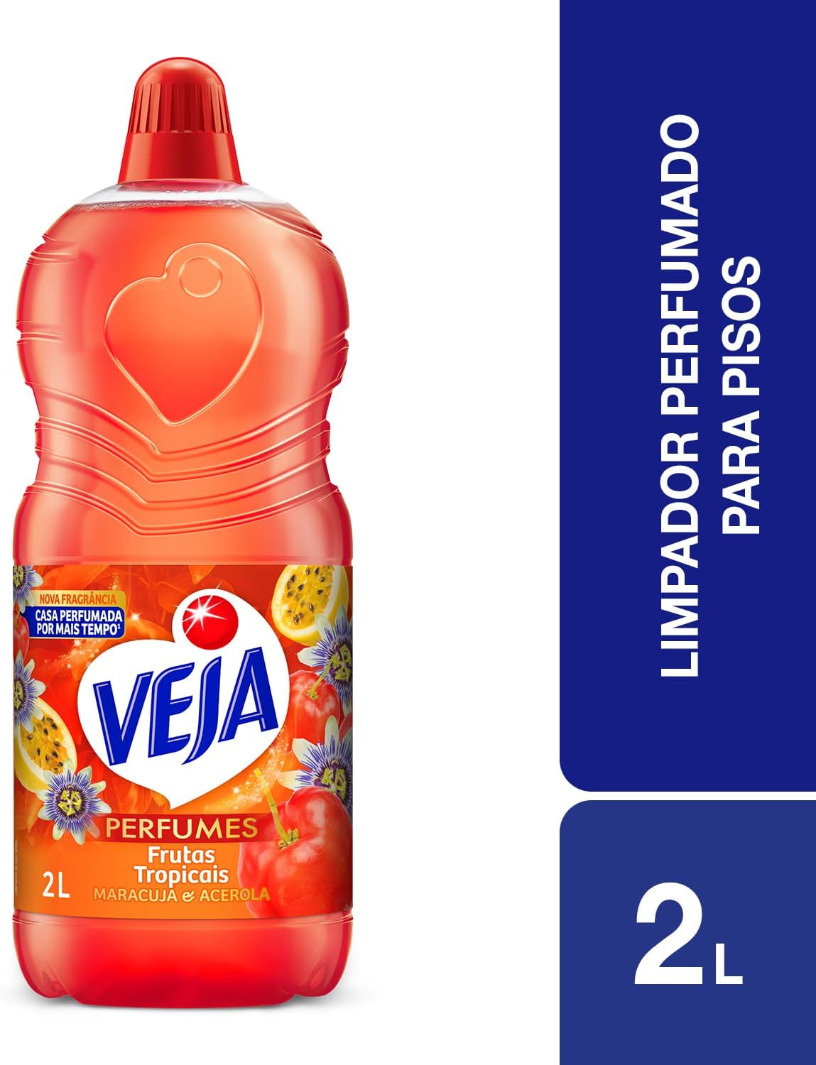 Veja Limpador Perfumado Tulipa Da Holanda - 2L Coral