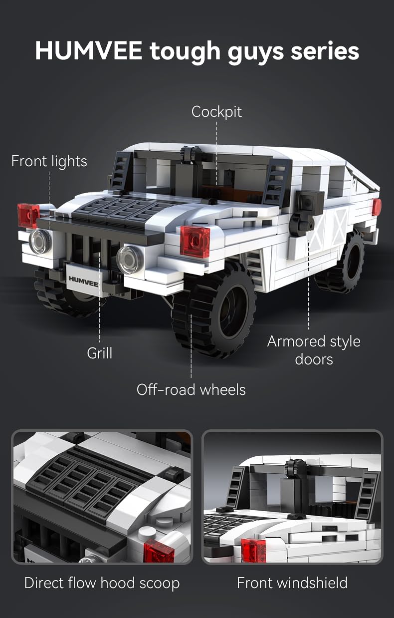 Image showing the CaDA Humvee C-Series model at 1:24 scale