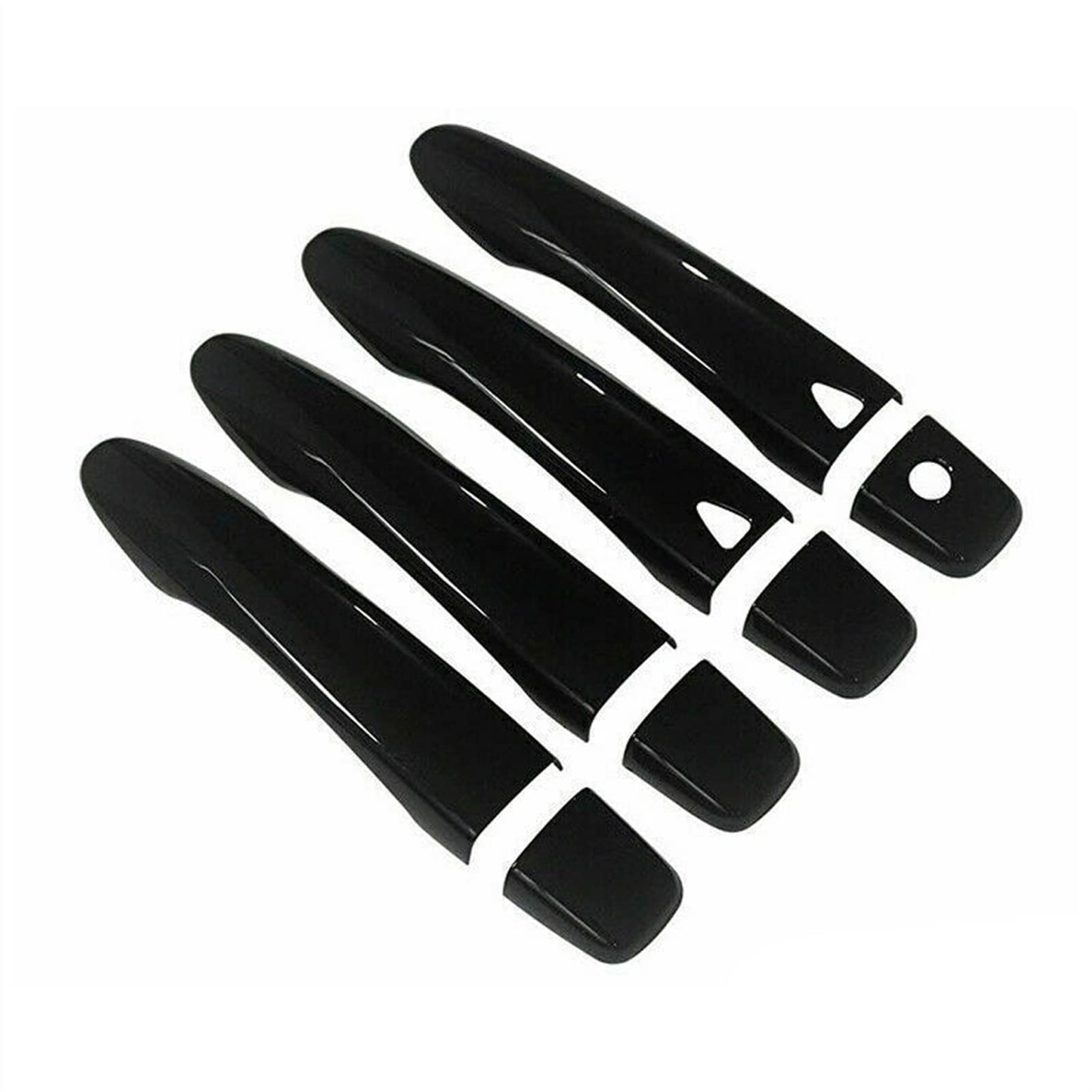 QWQTHGS Car Exterior Door Handle Cap for Nissan Pathfinder SUV 2013-2020 8Pcs/Set Car Black Smart Door Handle Cover Trim Decoration Fit