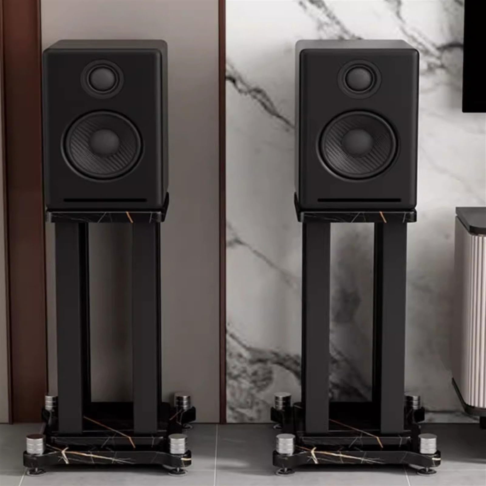 Racks de Altavoces, Soporte de Audio Soporte de altavoz Soporte de audio 6,5 pulgadas 8 pulgadas 10 pulgadas 12 pulgadas Estudio de cine en casa Metal Madera Clavo amortiguador Soportes para Altavoces