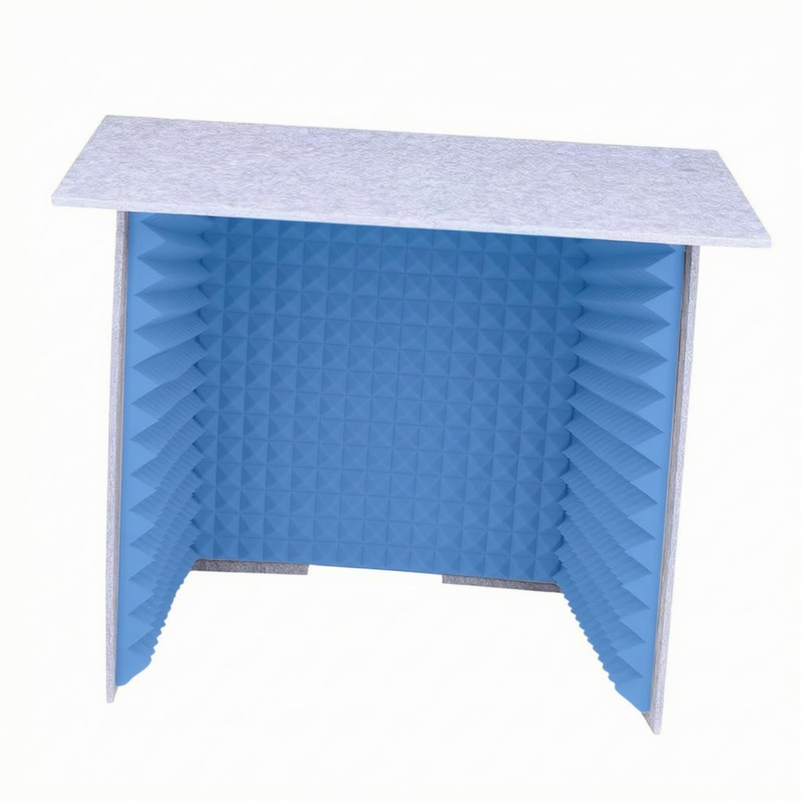 Platzsparend Schallschutzkabine, Graublau