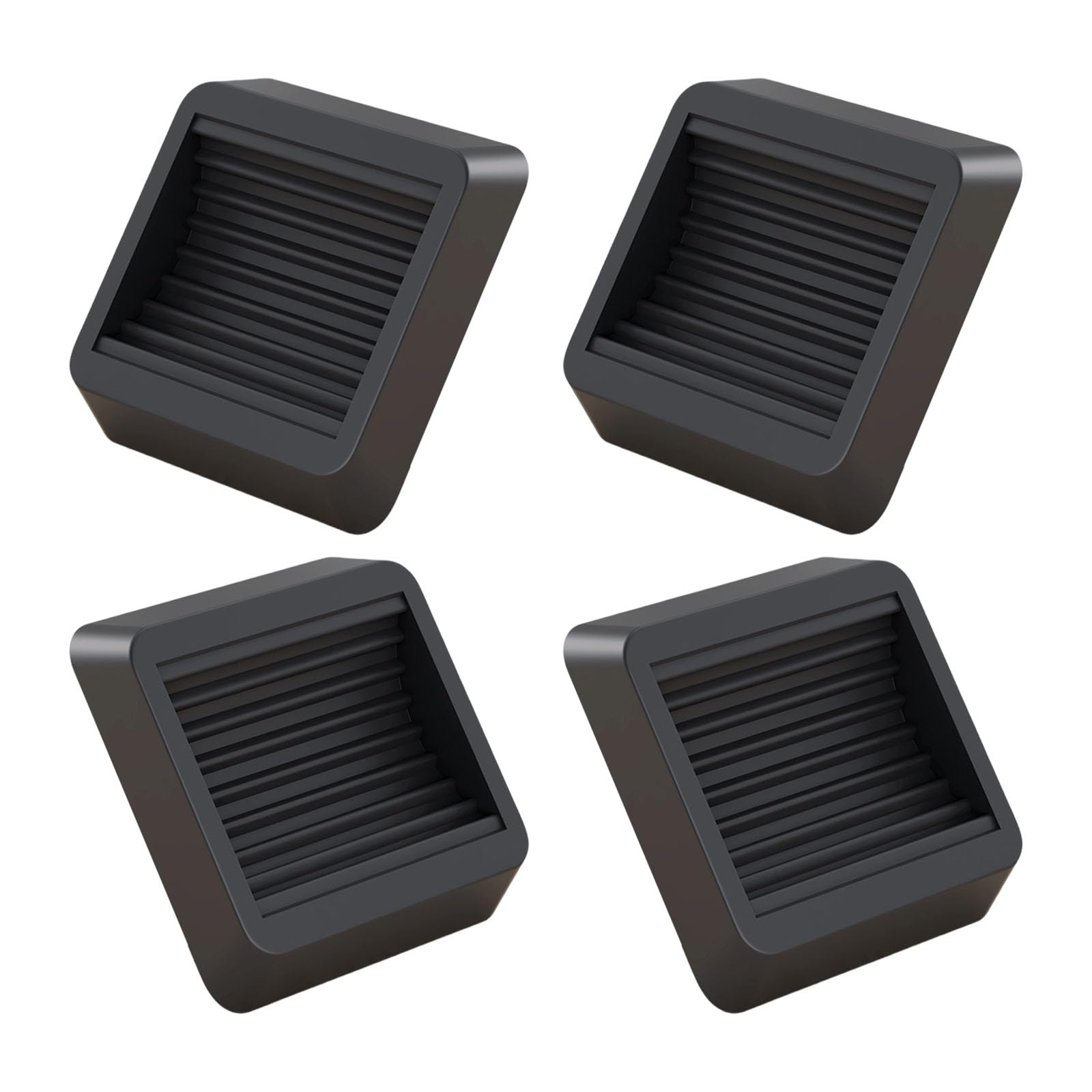 12.5CM Not Slip Furniture Pad Not Skid Floor Protectors Quiet Strong Casters Simple Installation for Chair Wheel Floor Defense Pad for Chair Wheel