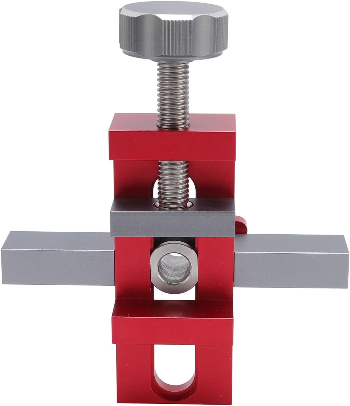 Cabinet Door Mount Jig, Aluminum Alloy Installation Assistant, Up to 55mm Clamping Range, Cabinet Hardware Hinge Jig for Cabinetry Projects, Support Arm for Door Alignment