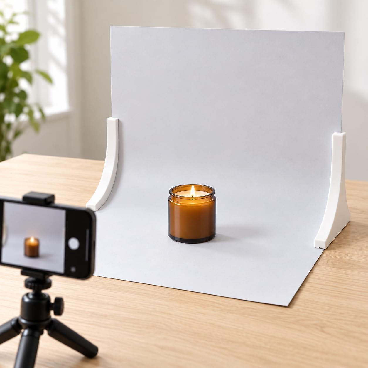 Mini Desktop Backdrop Stand Compact Support Brackets for Photography