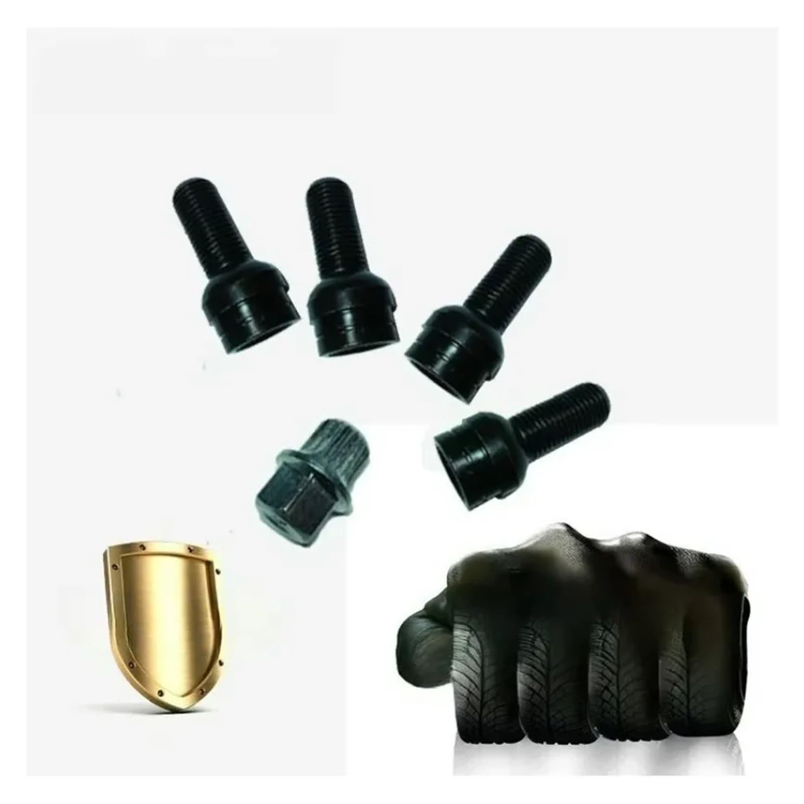Radmutter Anti-Diebstahl-Radschraube Bolzensicherung Radmutter 14 Mm X 1,5 For Autozubehör Satz