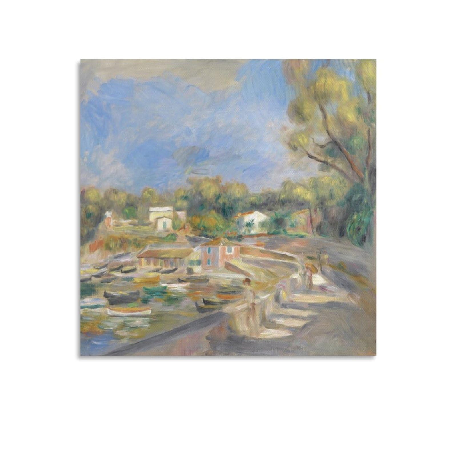 Amazon.com: PIERRE-AUGUSTE RENOIR-PAYSAGE A CAGNES Canvas Art 