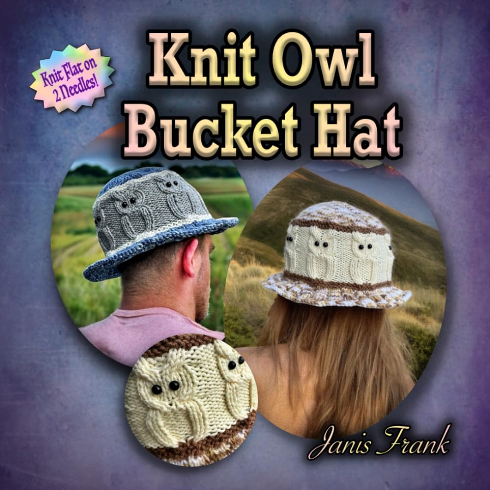 Knit Owl Bucket Hat