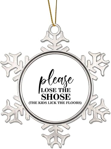 Miniatura 7 de Cita de estaño copo de nieve adornos de Navidad Chaos Creator Adornos para árbol de Navidad, decoración colgante de metal de Navidad, recuerdo de